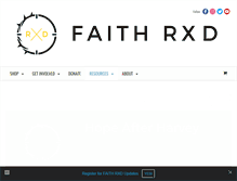 Tablet Screenshot of faithrxd.org